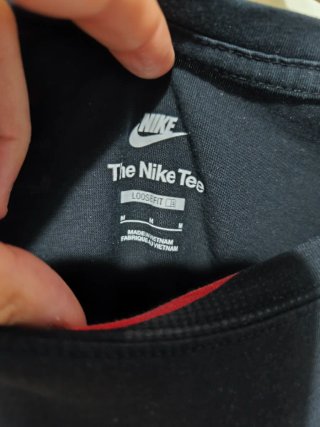 Camiseta Nike Negra con Estampado