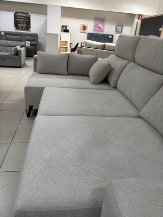 Sofá Chaiselongue con asientos deslizantes