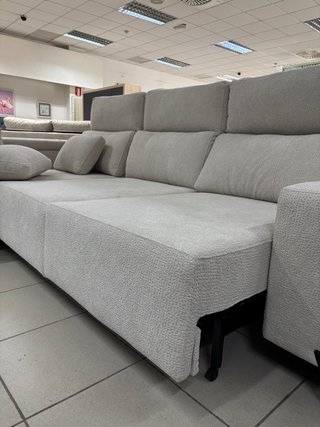 Sofá Chaiselongue con asientos deslizantes