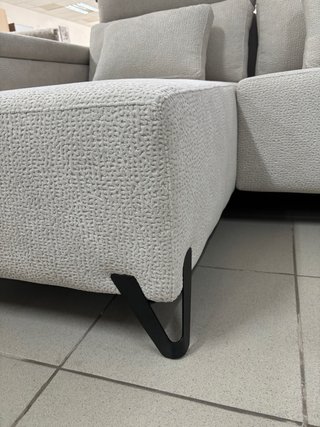 Sofá Chaiselongue con asientos deslizantes