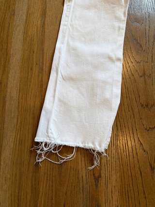 Zara Vaqueros Blancos Acampanados