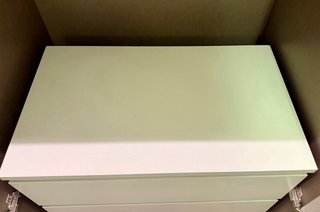 Cajonera IKEA MALM blanca 4 cajones