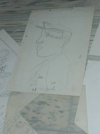 Lote Dibujos Bocetos Originales  escritos GENERal