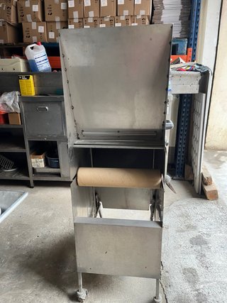 Dosificadora planchas de biscocho en acero inox