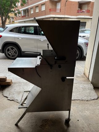 Dosificadora planchas de biscocho en acero inox
