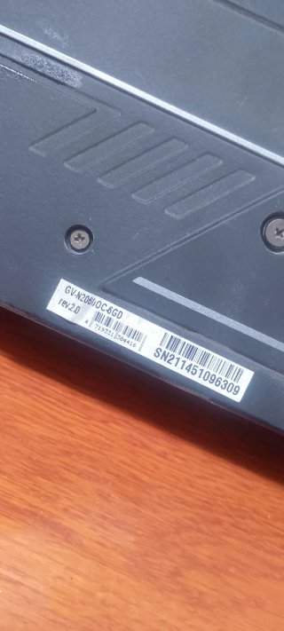 Tarjeta Gráfica Gigabyte 2060