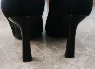 Botines negros tacón Stradivarius
