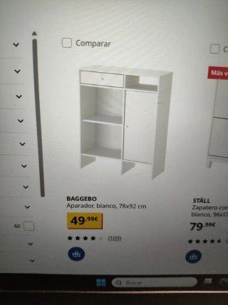 Mueble recibidor Baggebo Ikea
