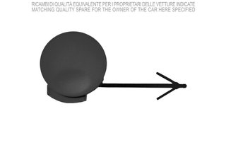 Tapa Gancho Remolque Paragolpes Trasero Imprimado para Opel CORSA D 2006 y CORSA D 2011