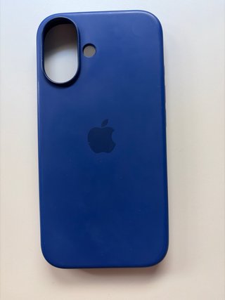 Funda iPhone 16 Silicone Case MagSafe Azul