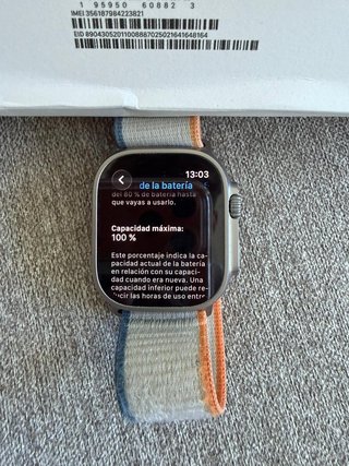 NEGOZIO - Apple Watch ultra 3 argento 100%