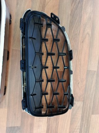 Juego de rejilla frontal tipo diamante para BMW