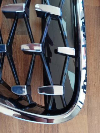 Juego de rejilla frontal tipo diamante para BMW