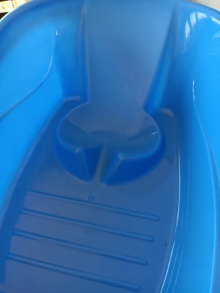 Bañera para bebé azul