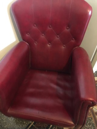 Sillón Vintage bordó