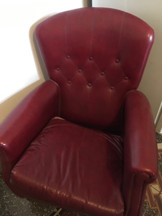 Sillón Vintage bordó