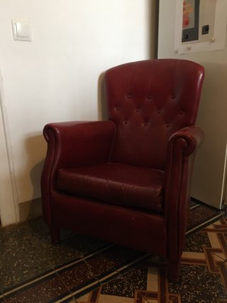 Sillón Vintage bordó