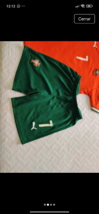Conjunto fútbol CR7 Talla 28
