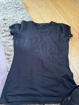T-shirt nera Versace taglia 44
