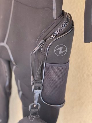 Traje buceo semiseco mujer Aqualung Iceland 7mm