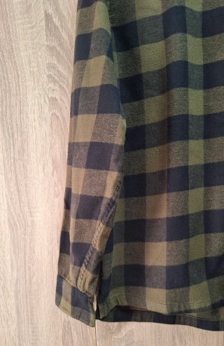 Camisa cuadros leñador Regular fit Bershka XL