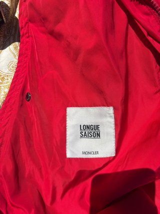 Chaqueta Moncler Longue Saison Roja Talla L