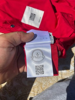 Chaqueta Moncler Longue Saison Roja Talla L