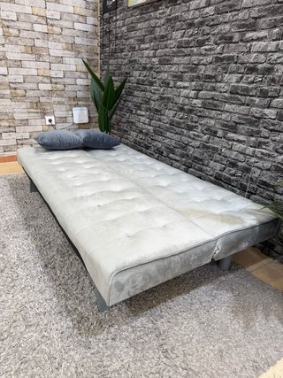 Sofá de 3 plazas gris