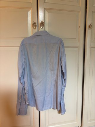 Camisa de vestir azul Massimo Dutti