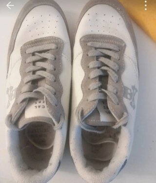 Zapatillas niño Scalpers grises y blancas
