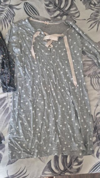 2 Camisones Etam Talla L Estrellas y Lunares