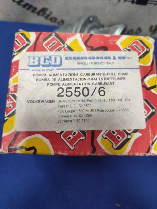 Bomba de combustible BCD 2550/6 Volkswagen