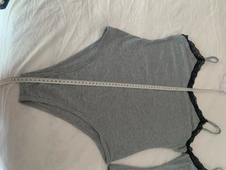 Body sottogiacca pizzo nero grigio