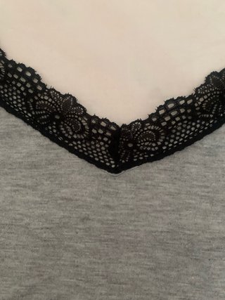 Body sottogiacca pizzo nero grigio
