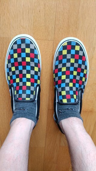 Zapatillas Vans Talla 46 Cuadros Multicolor