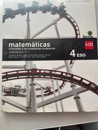 Libro matematicas 4 eso