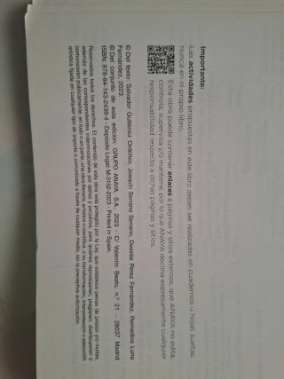 Lengua y Literatura, 2 ESO, Operación mundo