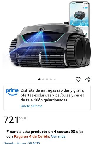 Robot Limpiafondos Piscina Wybot C2