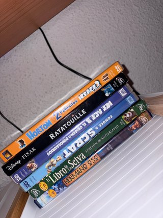 Lote DVDs Infantiles Disney Pixar