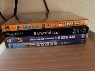Lote DVDs Infantiles Disney Pixar