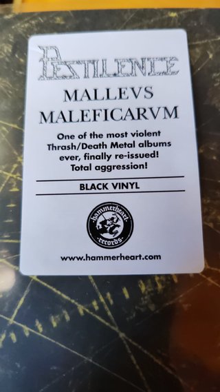PESTILENCE - Malleus Maleficarum LP, Vinilo Negro