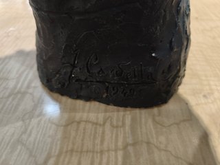 Joan Cardellà Crusells.Bustos de yeso firmados
