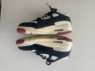 Air Jordan 4 RM (GS) Negro/Blanco