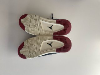 Air Jordan 4 RM (GS) Negro/Blanco