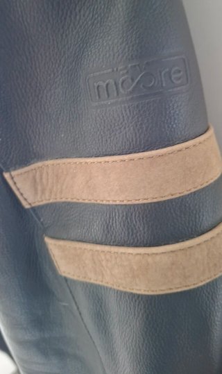 Chaqueta de piel moto