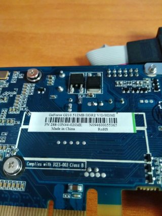 Tarjeta Gráfica Nvidia 512MB HDMI PCI Express