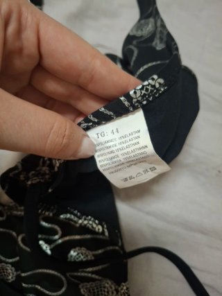 Trikini sexy tg 44 nero/argento