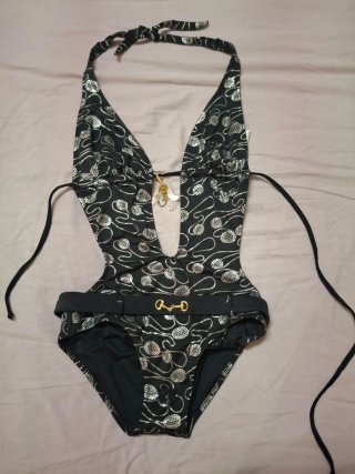 Trikini sexy tg 44 nero/argento