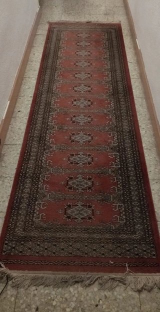 Alfombra de pasillo de lana