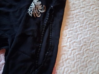 Vestido negro mujer